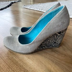 Blowfish Malibu Wedge Heels Size 8.5